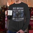 Skeleton No More Mr Nice Guy Meme Men Dad Papa Men Long Sleeve T-Shirt