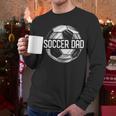 Soccer Dad Family Matching Team Player Sport Lover Papa Men Long Sleeve T-Shirt
