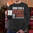 Soon To Be Dad Twins Fatherhood Pregnancy Announcement New D Men Long Sleeve T-Shirt