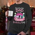 Spa Birthday Party Dad Of The Pampered Bday Girl Family Men Long Sleeve T-Shirt