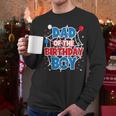Spider Web Dad Of The Birthday Boy Men Long Sleeve T-Shirt