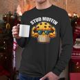 Stud Muffin Muffin Lover Dad Boyfriend Men Boys Men Long Sleeve T-Shirt