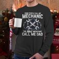 Tee Styley Mechanic Dad Novelty Small Men Long Sleeve T-Shirt