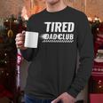 Tired Dad Club Maze Track Back 2 Sided Men Long Sleeve T-Shirt