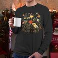 Tortie Cat Owner Flowers Tortie Cat Mom Tortie Cat Dad For Men Women Kids Men Long Sleeve T-Shirt