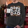 History Month Family Matching Melanin Dope Black Dad Men Long Sleeve T-Shirt