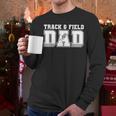Track & Field Dad Sport Fathers Day Boys Men Long Sleeve T-Shirt