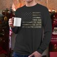Twin Dad Camo USA Flag Twin Dad The Man The Myth The Legend Men Long Sleeve T-Shirt