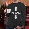 Two Seater Shirt For Men 2 Seater Dad Men Long Sleeve T-Shirt