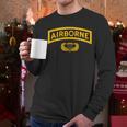 Vintage Airborne Veteran Paratrooper For Men Dad T-Shirt Men Long Sleeve T-Shirt