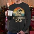 Vintage Chicken Dad Chicken Lovers Daddy Father's Day Men Long Sleeve T-Shirt Vintage Chicken Dad Chicken Lovers Daddy Father's Day Men Long Sleeve T-Shirt