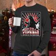 Vintage Dadzilla Father Of The Monsters Fathers Day Men Long Sleeve T-Shirt