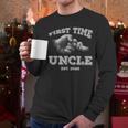 Vintage First Time Uncle 2026 Hand Dad Baby Father's Day Men Long Sleeve T-Shirt Vintage First Time Uncle 2026 Hand Dad Baby Father's Day Men Long Sleeve T-Shirt