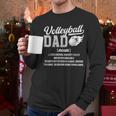 Volleyball Dad Definition Dad Of A Volleyball Player Father Men Long Sleeve T-Shirt