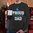Volleyball Player Team Dad Father Proud Volleyball Dad Men Long Sleeve T-Shirt