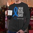 I Wear Blue For My Dad Shirt ALS Awareness Tshirt Men Long Sleeve T-Shirt