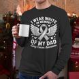 I Wear In Memory Of My Dad Lung Cancer Awareness Men Long Sleeve T-Shirt