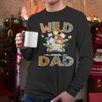 Wild Dad 1St Birthday Safari Jungle Animal Truck Men Long Sleeve T-Shirt