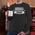 World's Greatest Tatay Shirt Filipino Dad Men Long Sleeve T-Shirt