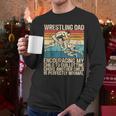Wrestling Dad Wrestler Wrestling Wrestle Father's Day Men Long Sleeve T-Shirt
