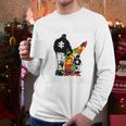 Autism Dad Support Alone Puzzle You'Ll Never Walk Premium Tri-Blend Men Long Sleeve T-Shirt