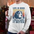 Beagle For Men Women Beagle Dog Mom Dad Beagle Men Long Sleeve T-Shirt