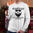 Bearded Dad Beard Humor Superhero Men Long Sleeve T-Shirt Bearded Dad Beard Humor Superhero Men Long Sleeve T-Shirt