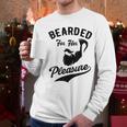 Bearded For Her Pleasure Bearded Dad Father Men Long Sleeve T-Shirt