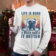 Boxer Dog For Men Women Boxer Dog Dad Mom Small Men Long Sleeve T-Shirt