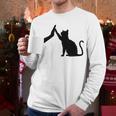 Cat Lover Cat Mom Cat Dad Men Women & Kids Cute Cat Men Long Sleeve T-Shirt