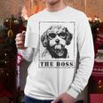 The Cavapoo Boss Mom Dad Dog Lover Men Long Sleeve T-Shirt