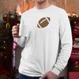 Dad Of The Birthday Boy Football Lover First Birthday Party Men Long Sleeve T-Shirt
