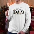 Dad Of The Wild One Zoo Birthday Safari Jungle Animal Men Long Sleeve T-Shirt