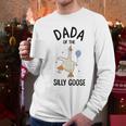 Dada Of The Silly Goose First Birthday Family Matching Men Long Sleeve T-Shirt