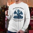 Dads Are Like Dragons Legendary Protective Fatherhood Men Long Sleeve T-Shirt