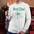 Disney Mickey & Friends Father's Day Best Dad Goofy Big Logo Men Long Sleeve T-Shirt