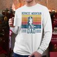 Dog Berner Dad Vintage Bernese Mountain Dad Men Long Sleeve T-Shirt