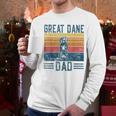 Dog Dad Vintage Great Dane Dad Men Women Kids Men Long Sleeve T-Shirt