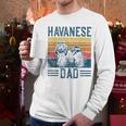Dog Havanese Dad Vintage Havanese Dad Men Long Sleeve T-Shirt