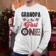 Grandpa Of The Fast One Car Racing Dad 1St Birthday Boy Men Long Sleeve T-Shirt