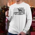 Great Dane Dad Distressed American Flag Patriotic Dog Men Long Sleeve T-Shirt