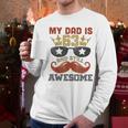 Happy His Birthday My Dad Is 63 Years Old And Still Awesome Men Long Sleeve T-Shirt