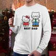Hello Kitty Best Dad Fathers Day Small Men Long Sleeve T-Shirt