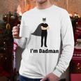 I'm Dadman Superhero Dad Father's Day Men Long Sleeve T-Shirt