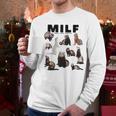 MILF Man I Love Ferrets Ferret Mom Dad Ferret Owner Men Long Sleeve T-Shirt MILF Man I Love Ferrets Ferret Mom Dad Ferret Owner Men Long Sleeve T-Shirt