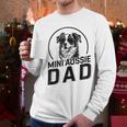 Mini Aussie Dad Dog Owner For Men Dad Christmas Men Long Sleeve T-Shirt Mini Aussie Dad Dog Owner For Men Dad Christmas Men Long Sleeve T-Shirt