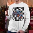 Monster Truck Dad Family Matching Monster Trucks Birthday Men Long Sleeve T-Shirt