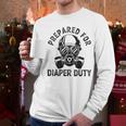 New Dad Prepared For Diaper Duty Men Long Sleeve T-Shirt New Dad Prepared For Diaper Duty Men Long Sleeve T-Shirt