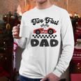 Two Fast Dad Of The Birthday Boy Racing Car Family Men Long Sleeve T-Shirt