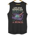 90s Baby Tired Millennial Burnout Nostalgia Parenting Unisex Tank Top